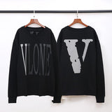 Vlone Sweatshirt HipHop Street Pullover Sweater for Men