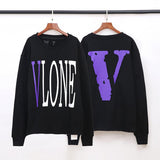 Vlone Sweatshirt HipHop Street Pullover Sweater for Men