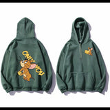 Tom and Jerry Hoodie Couple Sweater Hooded Autumn and Winter Coat