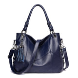 The Teacher Tote Messenger Bag Large Capacity Handbag Women's Shoulder Bags Middle-Aged Pu Women's Bag