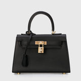 Jackie Kennedy Bag Fall/Winter Kelly Bag Female Genuine Leather Single-Sling Bag for Ladies