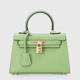 Jackie Kennedy Bag Fall/Winter Kelly Bag Female Genuine Leather Single-Sling Bag for Ladies