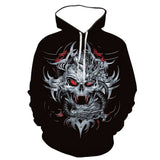 Skull Hoodie 3D Digital Printing Skull Sweater Men's Hoodie