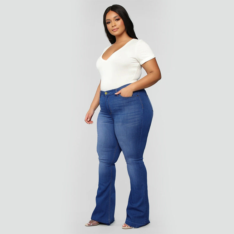 Women Plus Size Jeans Denim Pants for Women