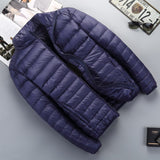 Men Winter Coats Puffer Jacket down Coat Autumn and Winter Lightweight down Jacket Men's Stand Collar Jacket