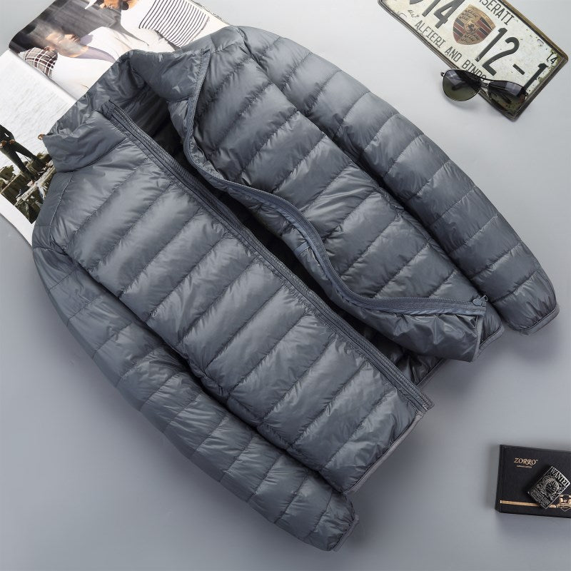 Men Winter Coats Puffer Jacket down Coat Autumn and Winter Lightweight down Jacket Men's Stand Collar Jacket