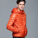 Men Winter Coats Puffer Jacket down Coat Fall Winter Men Short Hood Fashion Casual down Jacket
