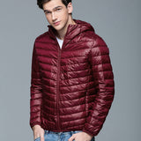 Men Winter Coats Puffer Jacket down Coat Fall Winter Men Short Hood Fashion Casual down Jacket