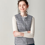Women Winter Coats Puffer down Vest Women's Lightweight down Vest