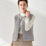 Women Winter Coats Puffer down Vest Lightweight down Jacket Vest Women's Autumn and Winter Vest