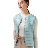 Women Winter Coats Puffer down Vest Lightweight down Jacket Vest Women's Autumn and Winter Vest