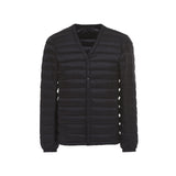 Men Winter Coats Puffer Jacket down Coat Men's V-neck Light Thin down Jacket round Neck Jacket