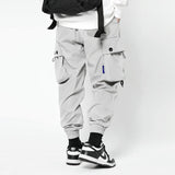 Ankle Banded Pants Men's plus Size Retro Sports Multi-Pocket Cargo Pants Street Trendy Casual Pants Men Pants
