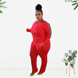 Women Plus Size Co-Ords Women Casual Two-Piece Suit