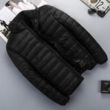 Men Winter Coats Puffer Jacket down Coat Autumn and Winter Lightweight down Jacket Men's Stand Collar Jacket