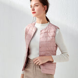 Women Winter Coats Puffer down Vest Lightweight down Jacket Vest Women's Autumn and Winter Vest