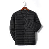 Men Winter Coats Puffer Jacket down Coat Autumn and Winter Loose round Neck Men's Long Sleeve