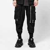 Men's Clothing Ankle Banded Pants Men's plus Size Retro Sports Multi-Pocket Cargo Pants Street Trend Skinny Pants Men Pants