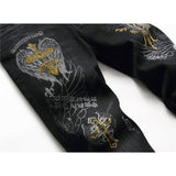 CHH Chrome Hearts Jeans Men's Jeans Printed Black Slim Pants