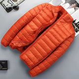 Men Winter Coats Puffer Jacket down Coat Autumn and Winter Lightweight down Jacket Men's Stand Collar Jacket