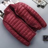 Men Winter Coats Puffer Jacket down Coat Autumn and Winter Lightweight down Jacket Men's Stand Collar Jacket