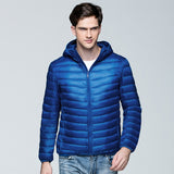 Men Winter Coats Puffer Jacket down Coat Fall Winter Men Short Hood Fashion Casual down Jacket