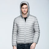 Men Winter Coats Puffer Jacket down Coat Fall Winter Men Short Hood Fashion Casual down Jacket