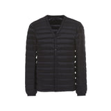 Men Winter Coats Puffer Jacket down Coat Men's V-neck Light Thin down Jacket round Neck Jacket
