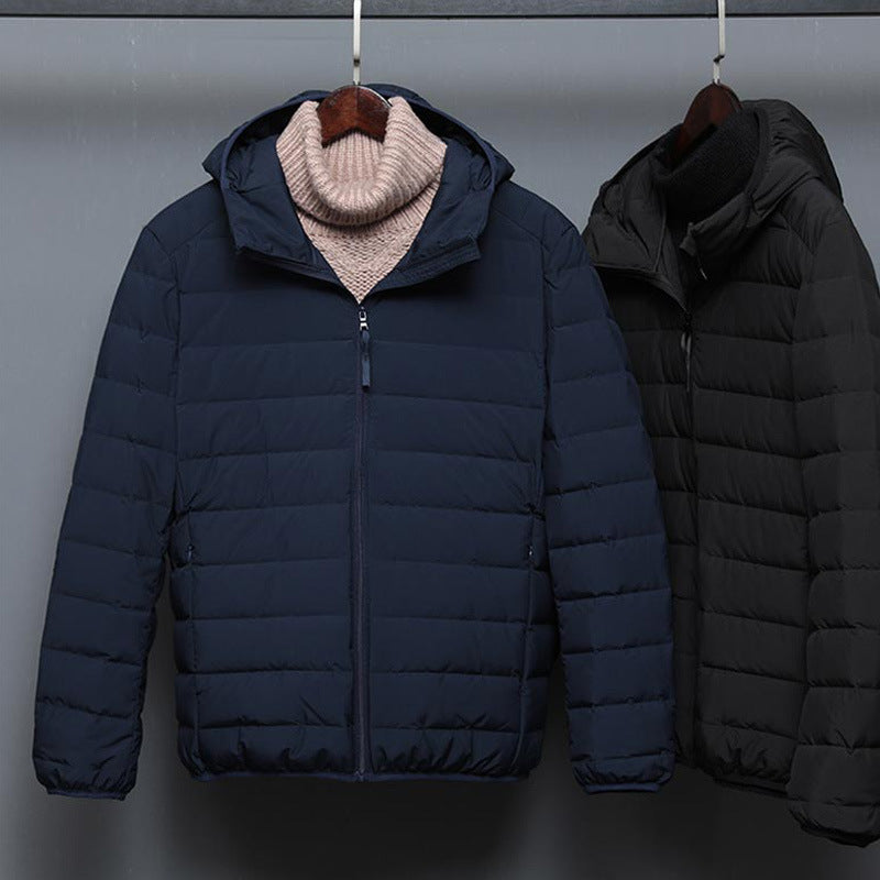 Men Winter Coats Puffer Jacket down Coat Lightweight down Jacket Autumn and Winter Casual Coat