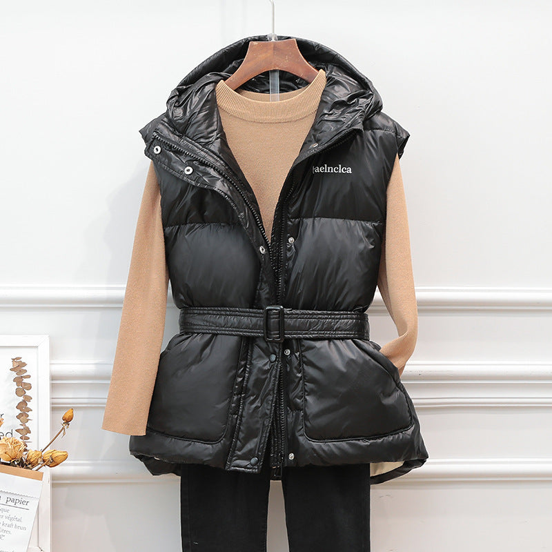 Women Winter Coats Puffer down Vest down Jacket Vest Autumn and Winter Casual Loose