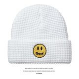 Justin Bieber Toque Smiley Face Woolen Cap Men and Women Retro