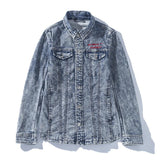 Arrow Denim Jacket Jean Coat OFF OW WHITE Denim Shirt Unisex Denim Jacket Coat Owt