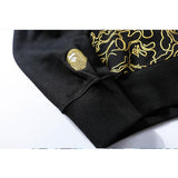 Shark Print Hoodie Autumn Men's Printed Sweater Jacket