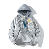 New York NYC Varsity Jacket Hooded Baseball Uniform Coat