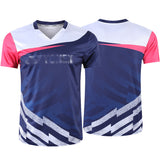 Cricket T Shirt Badminton Clothing Men's and Women's Short Sleeve