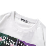 Charlie Luciano T Shirt Black Fairy Tale Series Hua Mulan Cotton Loose Couple