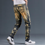 Tactics Style Outdoor Casual Pants Slim Stretch Skinny Motorcycle Jeans