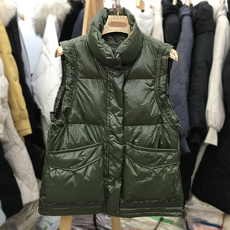 Women Winter Coats Puffer down Vest down Jacket Women's Vest