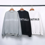 Fog Sweatshirt Double Line LightReflecting Hoodie Pullover Terry Bottoming Shirt Fear Of God