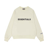 Fog Sweatshirt Hoodie Letter Crew Neck Sweater Men'S High Street Loose Trendy Large Size Retro Sports Fear Of God essential