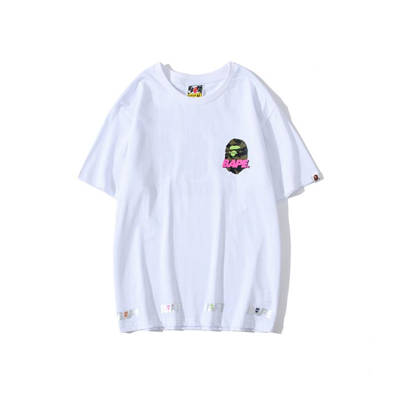Shark Print T Shirt Summer Casual Short Sleeve T-shirt