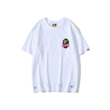 Shark Print T Shirt Summer Casual Short Sleeve T-shirt