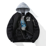 New York NYC Varsity Jacket Baseball Uniform Men's Sequined Embroidered Air Force Flight Suit Jacket