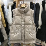 Women Winter Coats Puffer down Vest down Jacket Women's Vest