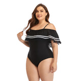 Women Plus Size Swimwear One-Pieces Sexy Siamese Bikini Swimsuit