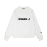 Fog Sweatshirt Hoodie Letter Crew Neck Sweater Men'S High Street Loose Trendy Large Size Retro Sports Fear Of God essential