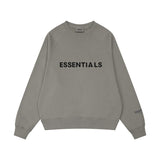 Fog Sweatshirt Hoodie Letter Crew Neck Sweater Men'S High Street Loose Trendy Large Size Retro Sports Fear Of God essential