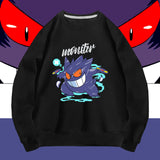 Men and Women Pokemon Pikachu Hoodie Pokémon round Neck Sweater