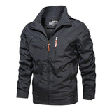 Tactics Style Men Outdoor Windproof Coat Men Casual Jacket Spring and Autumn plus Size Outdoor Hooded Coat