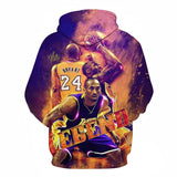In Memory of Kobe Hoodie Kobe 3D Printed Hoodie Commemorative
